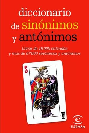 DICCIONARIO MINI DE SINONIMOS Y ANTONIMOS | 9788467036886 | ESPASA CALPE | Llibreria Drac - Llibreria d'Olot | Comprar llibres en català i castellà online