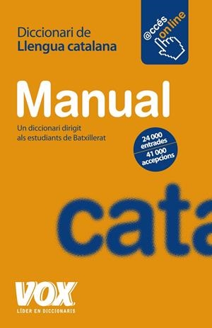 DICCIONARI DE LLENGUA CATALANA MANUAL | 9788471539335 | VV.AA. | Llibreria Drac - Llibreria d'Olot | Comprar llibres en català i castellà online