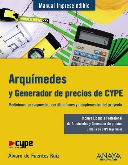 ARQUIMEDES Y GENERADOR DE PRECIOS DE CYPE | 9788441529953 | DE FUENTES, ALVARO | Llibreria Drac - Llibreria d'Olot | Comprar llibres en català i castellà online