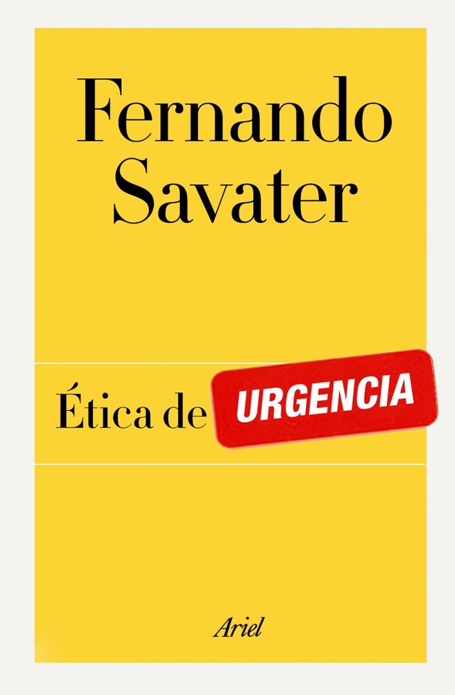 ETICA DE URGENCIA | 9788434404908 | SAVATER, FERNANDO | Llibreria Drac - Librería de Olot | Comprar libros en catalán y castellano online