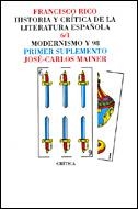 MODERNISMO Y 98.PRIMER SUPLEMENTO.H¬ CRITICA LITER | 9788474236309 | RICO, FRANCISCO | Llibreria Drac - Librería de Olot | Comprar libros en catalán y castellano online