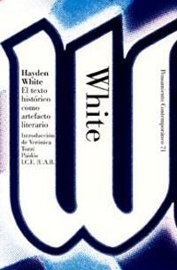 TEXTO HISTORICO COMO ARTEFACTO LITERARIO, EL | 9788449314162 | WHITE, HAYDEN | Llibreria Drac - Llibreria d'Olot | Comprar llibres en català i castellà online