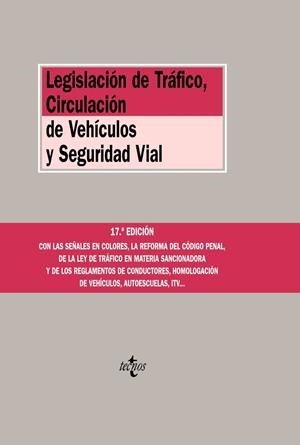 LEGISLACION DE TRAFICO, CIRCULACION DE VEHICULOS Y SEGURIDAD | 9788430951963 | AA.VV | Llibreria Drac - Librería de Olot | Comprar libros en catalán y castellano online