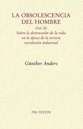 OBSOLESCENCIA DEL HOMBRE, LA | 9788492913930 | GUNTHER, ANDERS | Llibreria Drac - Llibreria d'Olot | Comprar llibres en català i castellà online