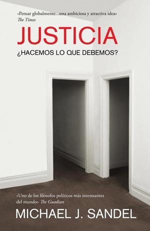 JUSTICIA | 9788483069189 | SANDEL, MICHAEL J. | Llibreria Drac - Llibreria d'Olot | Comprar llibres en català i castellà online