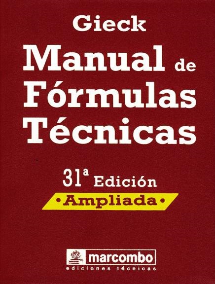 MANUAL DE FORMULAS TECNICAS | 9788426714480 | GIECK | Llibreria Drac - Llibreria d'Olot | Comprar llibres en català i castellà online