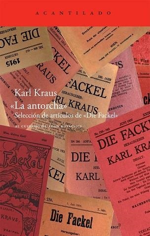 ANTORCHA, LA | 9788492649877 | KRAUS, KARL | Llibreria Drac - Librería de Olot | Comprar libros en catalán y castellano online