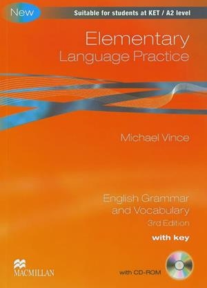 ELEMENTARY LANGUAGE PRACTICE WITH KEY | 9780230726963 | VINCE, MICHAEL | Llibreria Drac - Llibreria d'Olot | Comprar llibres en català i castellà online