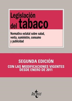 LEGISLACION DEL TABACO | 9788430952267 | AA.VV. | Llibreria Drac - Llibreria d'Olot | Comprar llibres en català i castellà online