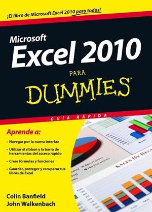 EXCEL 2010 PARA DUMMIES | 9788432921278 | BANFIELD, COLIN;WALKENBACH, JOHN | Llibreria Drac - Llibreria d'Olot | Comprar llibres en català i castellà online