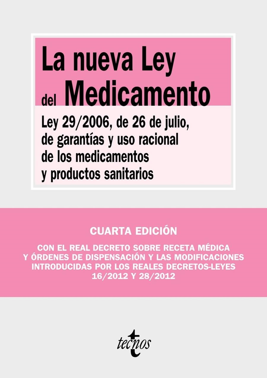 NUEVA LEY DEL MEDICAMENTO, LA | 9788430957439 | Llibreria Drac - Llibreria d'Olot | Comprar llibres en català i castellà online