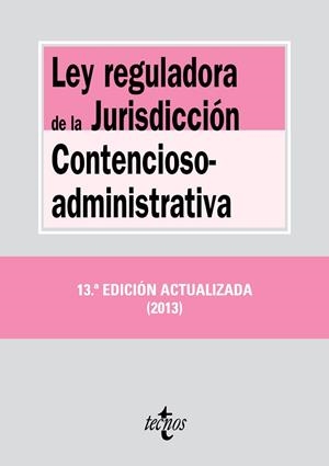 LEY REGULADORA DE LA JURISDICCIÓN CONTENCIOSO-ADMINISTRATIVA | 9788430957422 | EDITORIAL TECNOS | Llibreria Drac - Llibreria d'Olot | Comprar llibres en català i castellà online