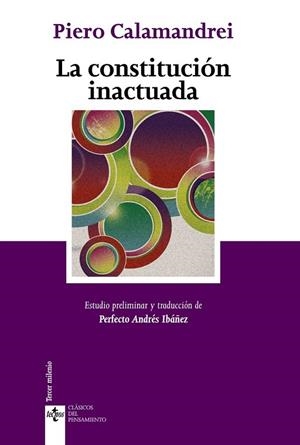 CONSTITUCION INACTUADA, LA | 9788430957347 | CALAMANDREI, PIERO | Llibreria Drac - Llibreria d'Olot | Comprar llibres en català i castellà online