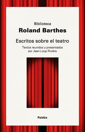 ESCRITOS SOBRE TEATRO | 9788449322891 | BARTHES, ROLAND | Llibreria Drac - Llibreria d'Olot | Comprar llibres en català i castellà online