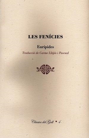 FENICIES , LES | 9788496608986 | EURIPIDES | Llibreria Drac - Llibreria d'Olot | Comprar llibres en català i castellà online