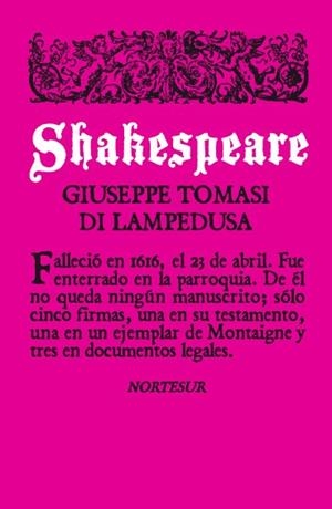 SHAKESPARE | 9788493683498 | TOMASI, GIUSEPPE | Llibreria Drac - Librería de Olot | Comprar libros en catalán y castellano online