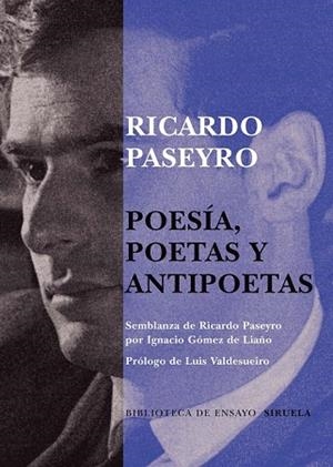 POESIA, POETAS Y ANTIPOETAS | 9788498412499 | PASEYRO, RICARDO | Llibreria Drac - Llibreria d'Olot | Comprar llibres en català i castellà online