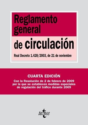 REGLAMENTO GENERAL DE CIRCULACION | 9788430946389 | VV.AA. | Llibreria Drac - Librería de Olot | Comprar libros en catalán y castellano online