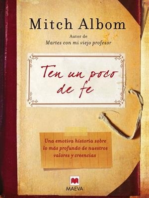 TEN UN POCO DE FE | 9788492695225 | ALBOM, MITCH | Llibreria Drac - Librería de Olot | Comprar libros en catalán y castellano online