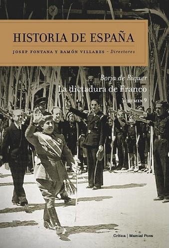 DICTADURA DE FRANCO, LA. HISTORIA DE ESPAÑA VOL.9 | 9788498920635 | RIQUER, BORJA DE | Llibreria Drac - Llibreria d'Olot | Comprar llibres en català i castellà online