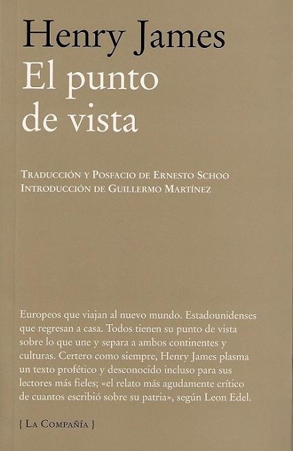 PUNTO DE VISTA, EL | 9788483930502 | JAMES, HENRY | Llibreria Drac - Llibreria d'Olot | Comprar llibres en català i castellà online