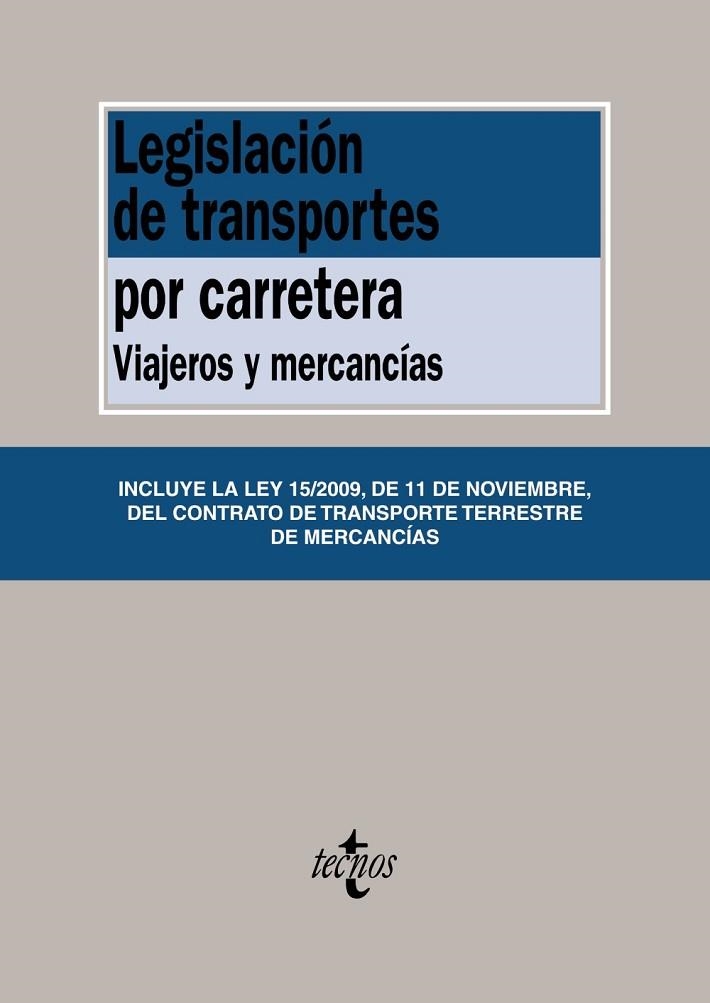 LEGISLACIÓN DE TRANSPORTES POR CARRETERA | 9788430950454 | Llibreria Drac - Llibreria d'Olot | Comprar llibres en català i castellà online