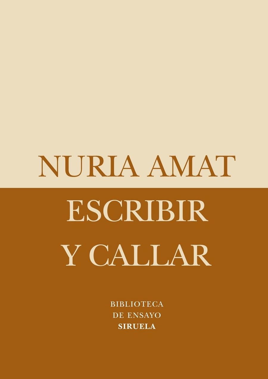 ESCRIBIR Y CALLAR | 9788498413656 | AMAT, NURIA | Llibreria Drac - Librería de Olot | Comprar libros en catalán y castellano online