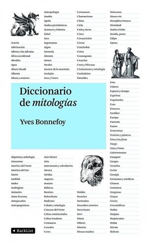 DICCIONARIO DE MITOLOGIAS | 9788408092681 | BONNEFOY, YVES | Llibreria Drac - Llibreria d'Olot | Comprar llibres en català i castellà online