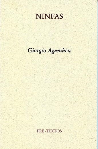 NINFAS | 9788492913435 | AGAMBEN, GIORGIO | Llibreria Drac - Llibreria d'Olot | Comprar llibres en català i castellà online