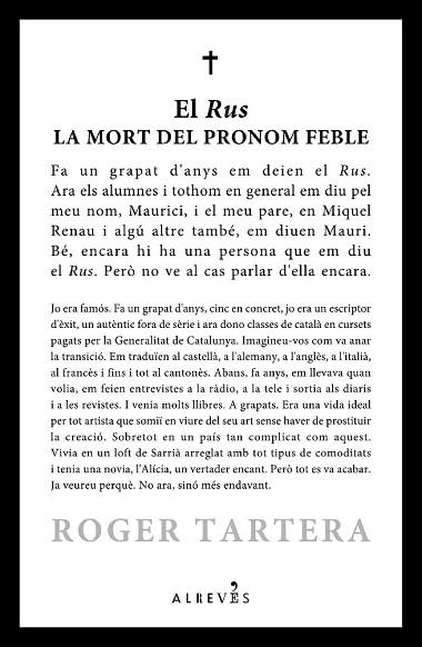 RUS, EL: LA MORT DEL PRONOM FEBLE | 9788493743550 | TARTERA, ROGER | Llibreria Drac - Llibreria d'Olot | Comprar llibres en català i castellà online