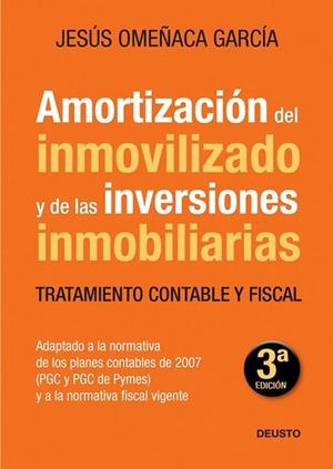 AMORTIZACION DEL INMOVILIZADO Y DE LAS INVERSIONES INMOBILIA | 9788423427628 | OMEÑACA, JESUS | Llibreria Drac - Llibreria d'Olot | Comprar llibres en català i castellà online