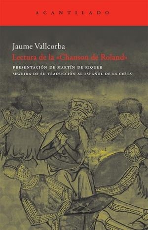 LECTURA DE LA CHANSON DE ROLAND | 9788492649532 | VALLCORBA, JAUME | Llibreria Drac - Llibreria d'Olot | Comprar llibres en català i castellà online