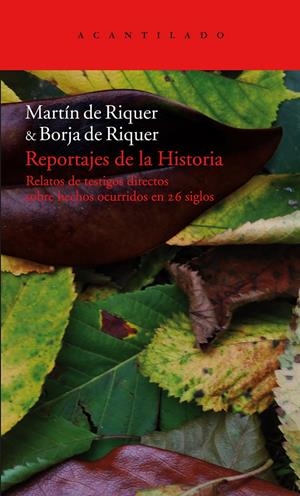 REPORTAJES DE LA HISTORIA (PACK 2 VOLS.) | 9788492649747 | DE RIQUER, MARTIN;DE RIQUER, BORJA | Llibreria Drac - Llibreria d'Olot | Comprar llibres en català i castellà online