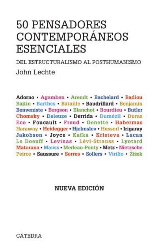 CINCUENTA PENSADORES CONTEMPORANEOS ESENCIALES | 9788437626970 | LECHTE, JOHN | Llibreria Drac - Llibreria d'Olot | Comprar llibres en català i castellà online