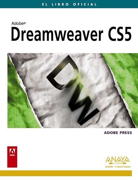 DREAMWEAVER CS5. EL LIBRO OFICIAL | 9788441528369 | ADOBE PRESS | Llibreria Drac - Llibreria d'Olot | Comprar llibres en català i castellà online