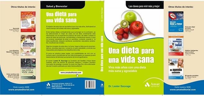 DIETA PARA UNA VIDA SANA, UNA | 9788497353793 | SAUVAGE, LESTER | Llibreria Drac - Llibreria d'Olot | Comprar llibres en català i castellà online