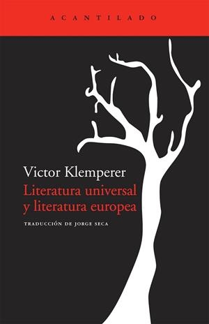 LITERATURA UNIVERSAL Y LITERATURA EUROPEA | 9788492649617 | KLEMPERER, VICTOR | Llibreria Drac - Llibreria d'Olot | Comprar llibres en català i castellà online