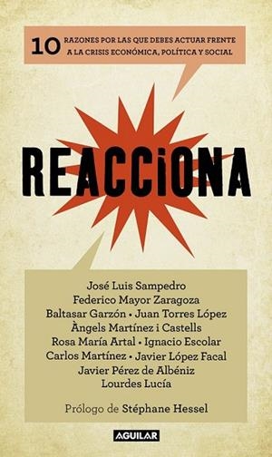 REACCIONA | 9788403102002 | ARTAL, ROSA MARÍA/ESCOLAR GARCÍA, IGNACIO/GARZÓN, BALTASAR/LUCÍA, LOURDES/LÓPEZ FACAL, JAVIER/MARTÍN | Llibreria Drac - Llibreria d'Olot | Comprar llibres en català i castellà online