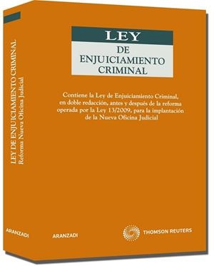 LEY DE ENJUICIAMIENTO CRIMINAL ED.2010 CON COMPARATIVA | 9788499034508 | AA.VV. | Llibreria Drac - Llibreria d'Olot | Comprar llibres en català i castellà online