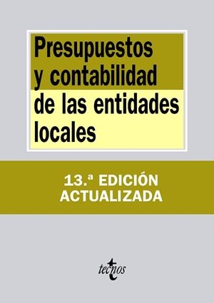 PRESUPUESTOS Y CONTABILIDAD DE LAS ENTIDADES LOCALES (13ª EDICION ACTUALIZADA) | 9788430955770 | VV.AA. | Llibreria Drac - Llibreria d'Olot | Comprar llibres en català i castellà online