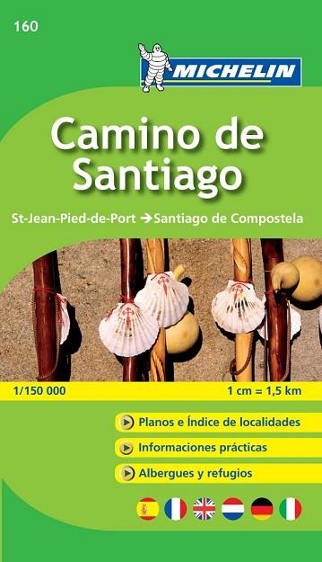 CAMINO DE SANTIAGO MAPA PLEGABLE | 9782067148055 | VARIOS AUTORES | Llibreria Drac - Llibreria d'Olot | Comprar llibres en català i castellà online