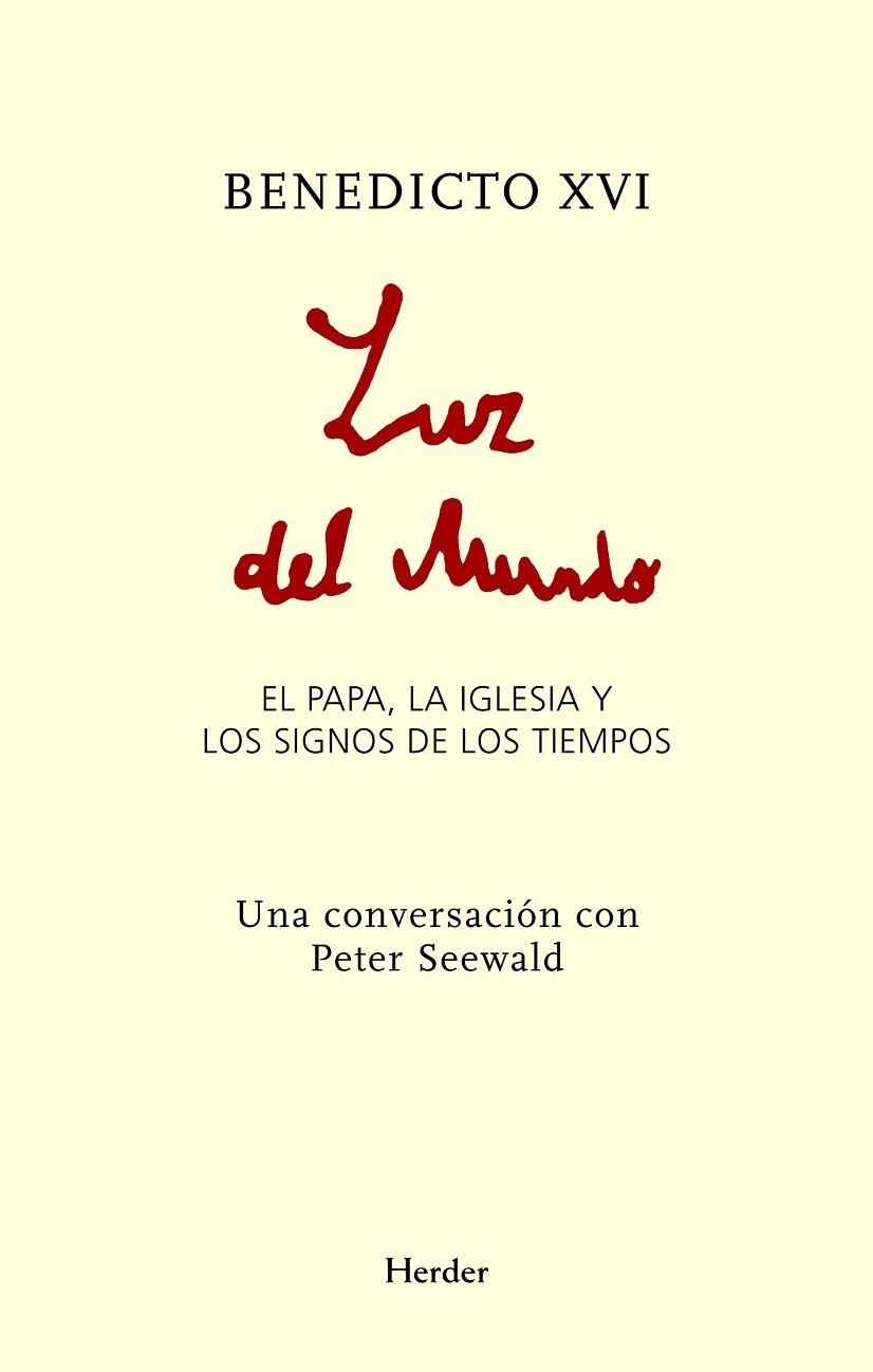 LUZ DEL MUNDO | 9788425427565 | BENEDICTO XVI | Llibreria Drac - Llibreria d'Olot | Comprar llibres en català i castellà online