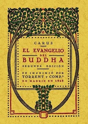 EVANGELIO DEL BUDDHA, EL | 9788497614474 | CARUS, PABLO | Llibreria Drac - Llibreria d'Olot | Comprar llibres en català i castellà online