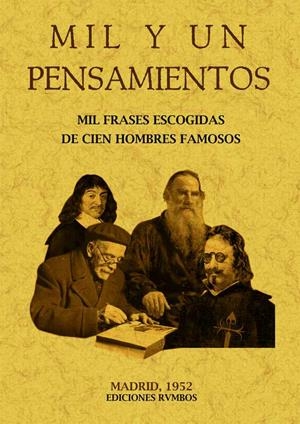 MIL Y UN PENSAMIENTOS | 9788497612913 | Llibreria Drac - Llibreria d'Olot | Comprar llibres en català i castellà online