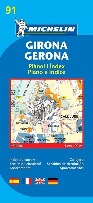 GIRONA PLANOL I INDEX (NUM. 91) | 9782067140783 | AA.VV. | Llibreria Drac - Llibreria d'Olot | Comprar llibres en català i castellà online