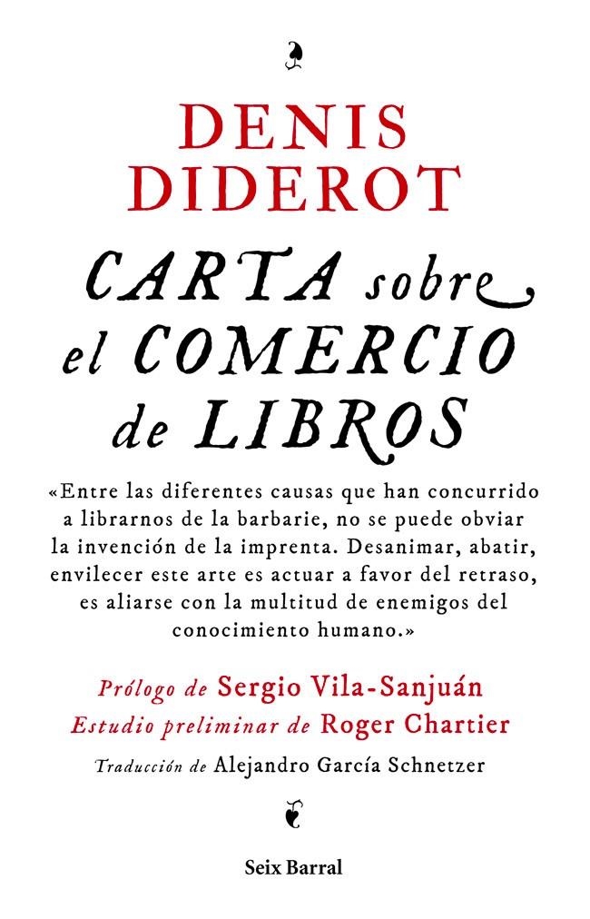 CARTA SOBRE EL COMERCIO DE LIBROS | 9788432214820 | DIDEROT, DENIS | Llibreria Drac - Llibreria d'Olot | Comprar llibres en català i castellà online