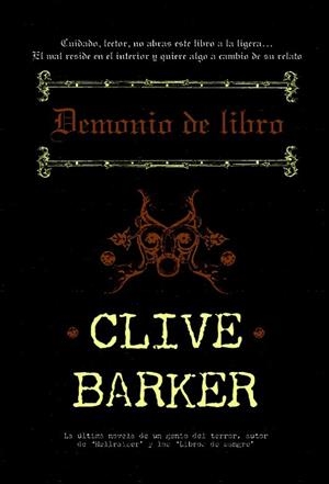 DEMONIO DE LIBRO | 9788498004809 | BARKER, CLIVE | Llibreria Drac - Llibreria d'Olot | Comprar llibres en català i castellà online