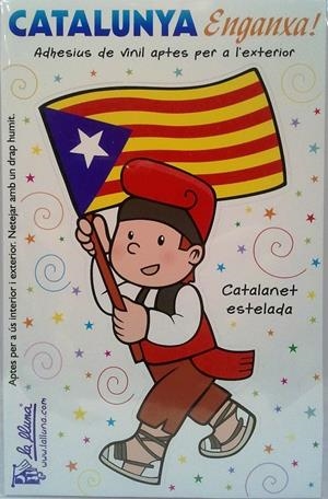 STICKER CATALANET ESTELADA | 9000000006205 | Llibreria Drac - Llibreria d'Olot | Comprar llibres en català i castellà online