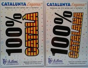 STICKER 100% CATALA / CATALANA (2 MODELS A ESCOLLIR) | 9000000006206 | Llibreria Drac - Llibreria d'Olot | Comprar llibres en català i castellà online