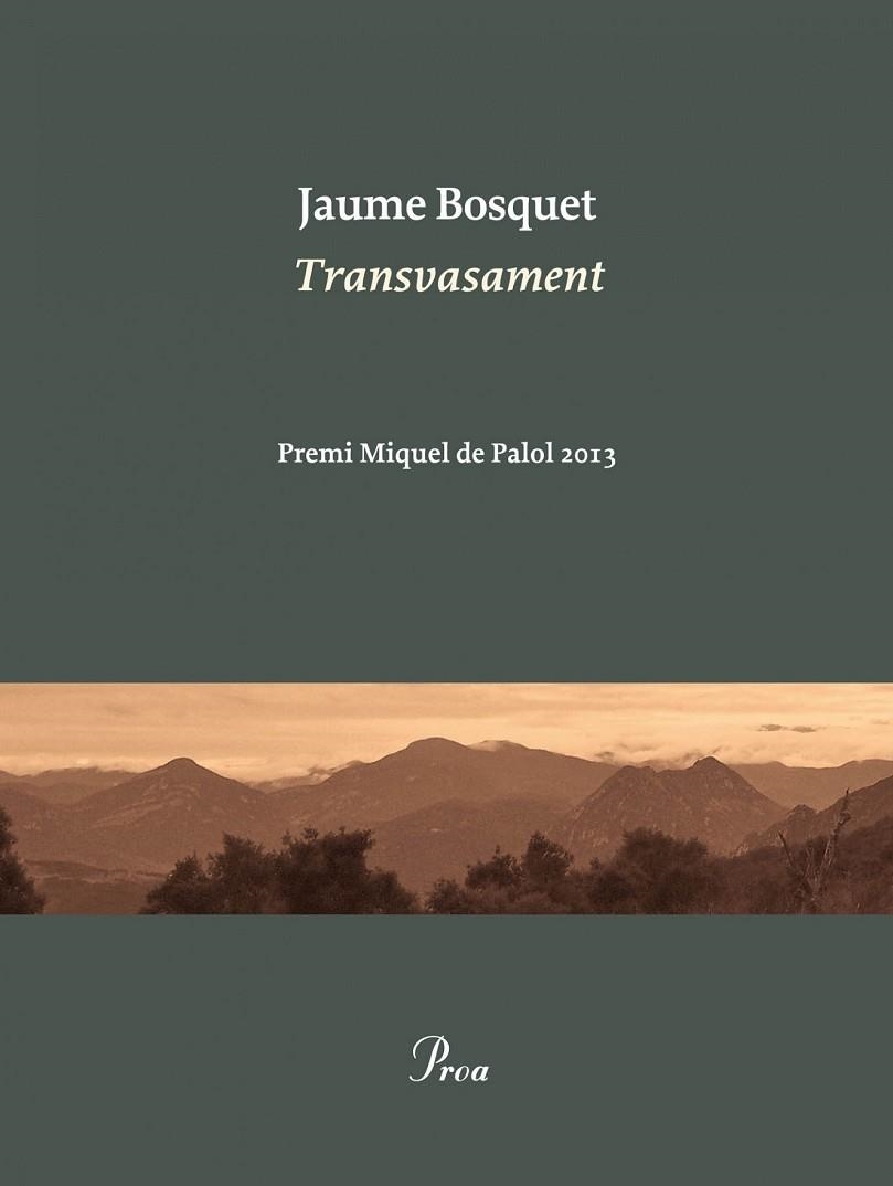 TRANSVASAMENT | 9788475884752 | BOSQUET, JAUME | Llibreria Drac - Llibreria d'Olot | Comprar llibres en català i castellà online